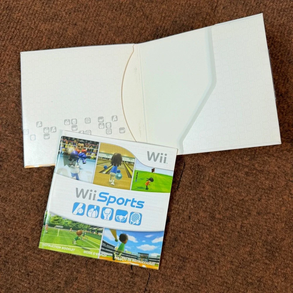 Nintendo Wii Sports Manual and Cardboard Sleeve Case Only No Game RVL-RSPE-USA-2